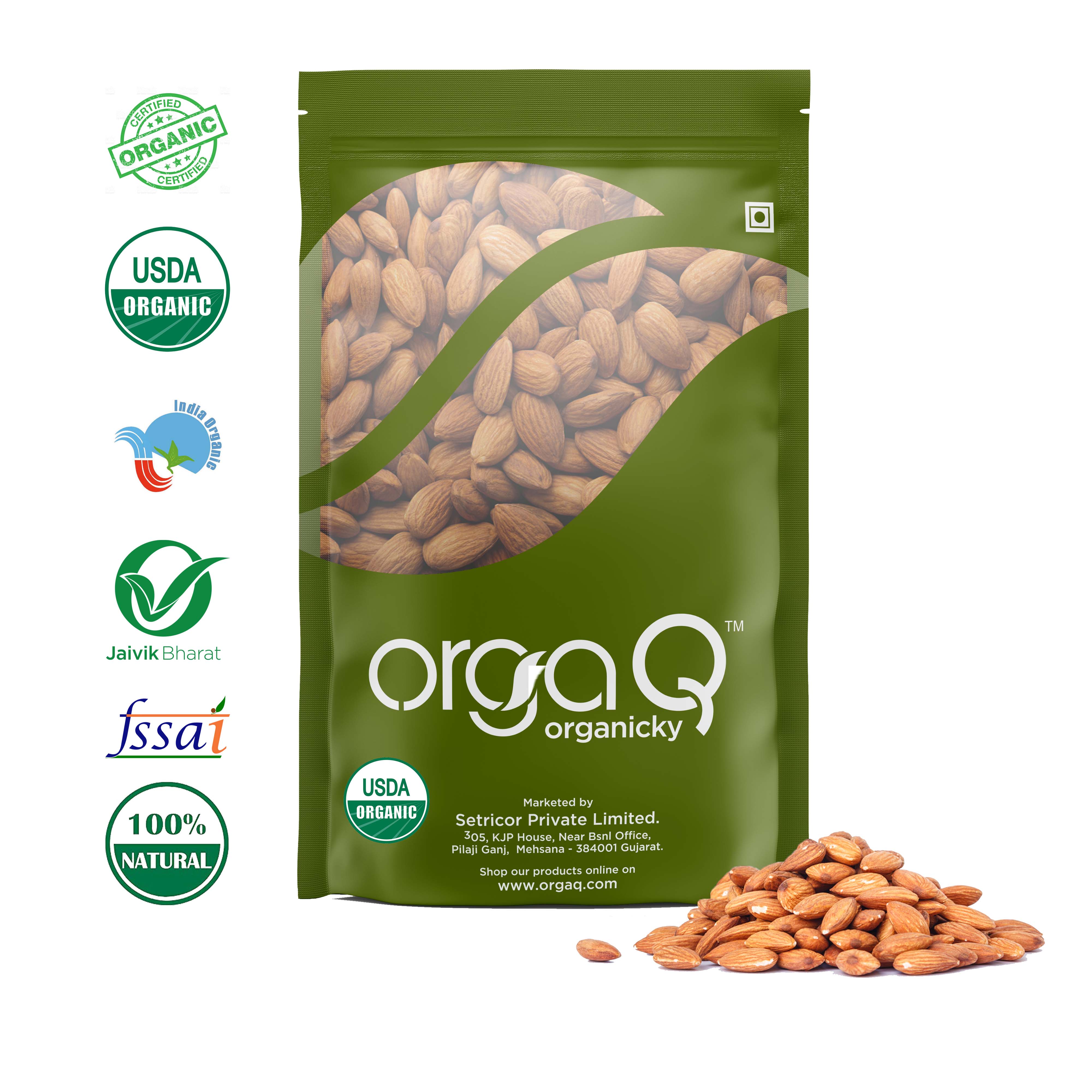 Organic Almonds(Badam) Special Dry Fruits -